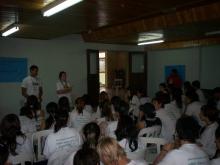 Charla a los adolescente de Rotary Club